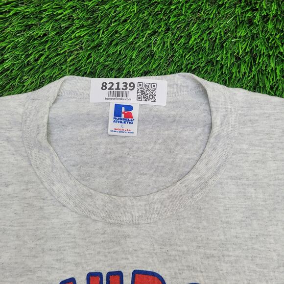 Vintage 1991 USSSA Church Softball Shirt Womens L 21x26 Gray - Picture 11 of 14